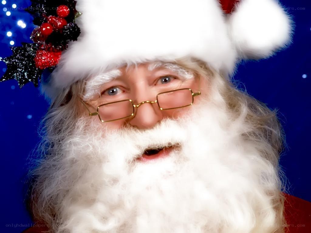 Santa Claus with festive hat