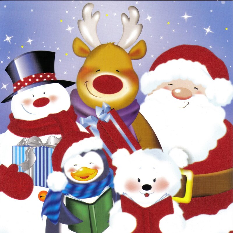 Santa Claus with Friends