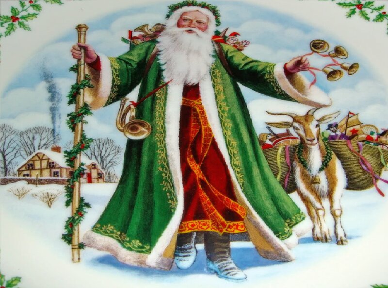 Santa Claus with Goat