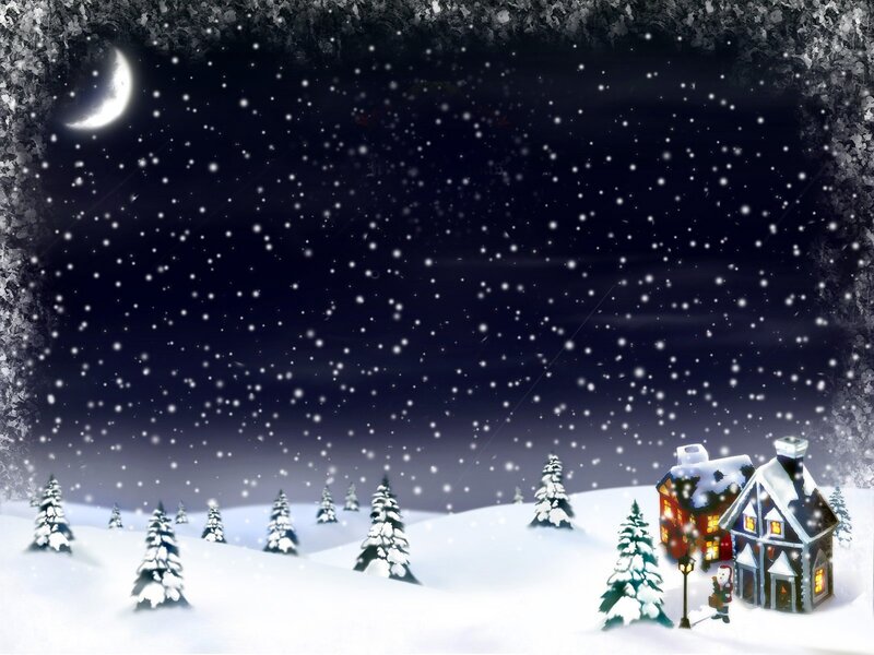 Santa Claus with Houses