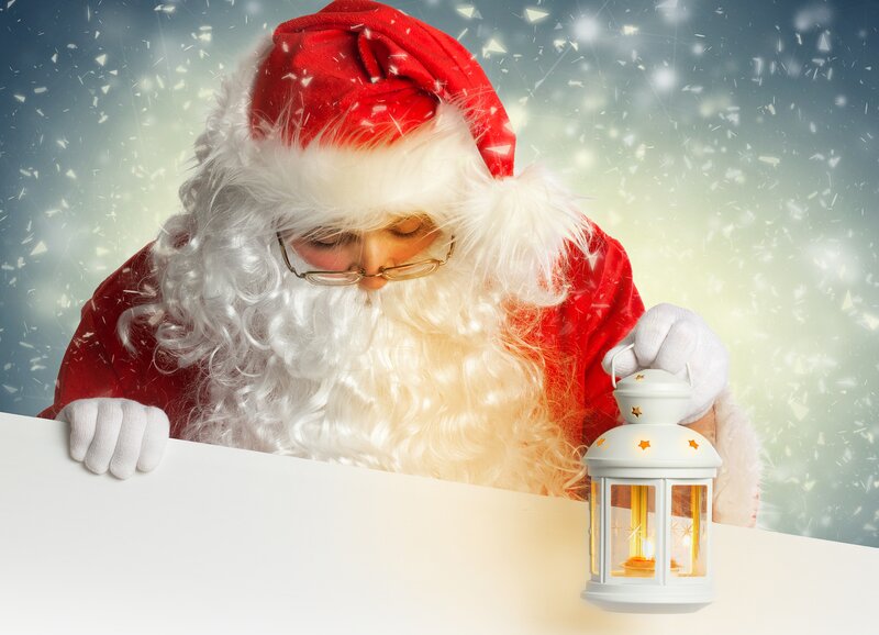 Santa Claus with Lantern