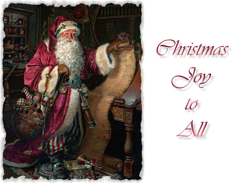 Santa Claus with List