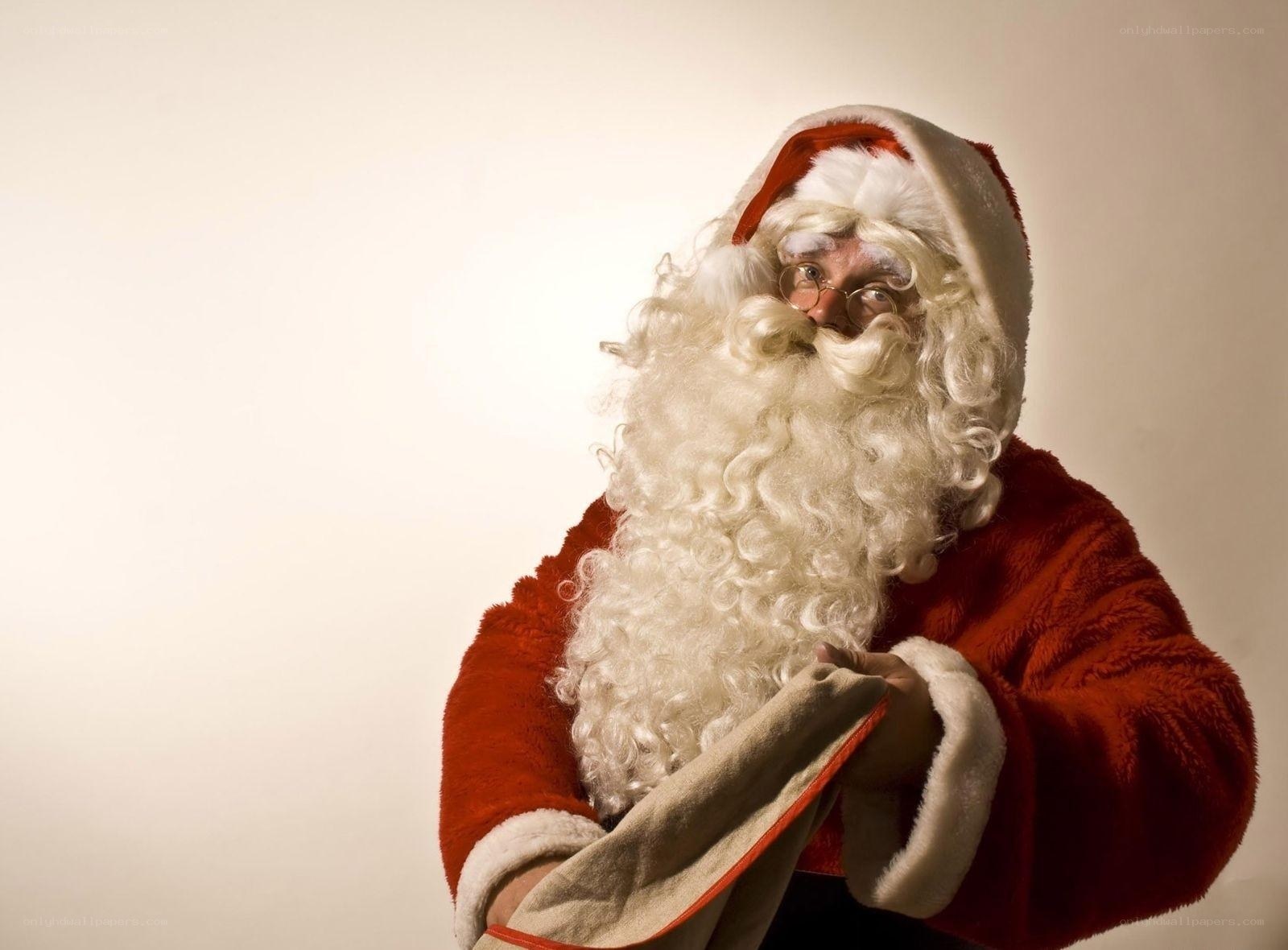 Santa Claus with sack