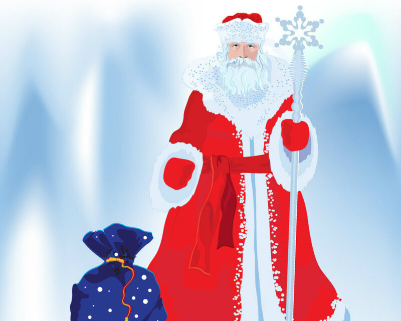 Santa Claus with Staff