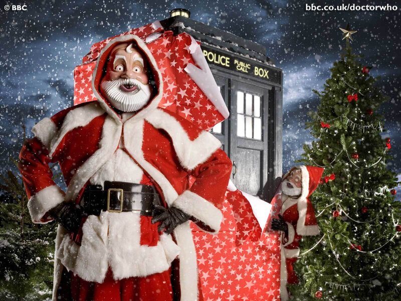 Santa Claus with TARDIS
