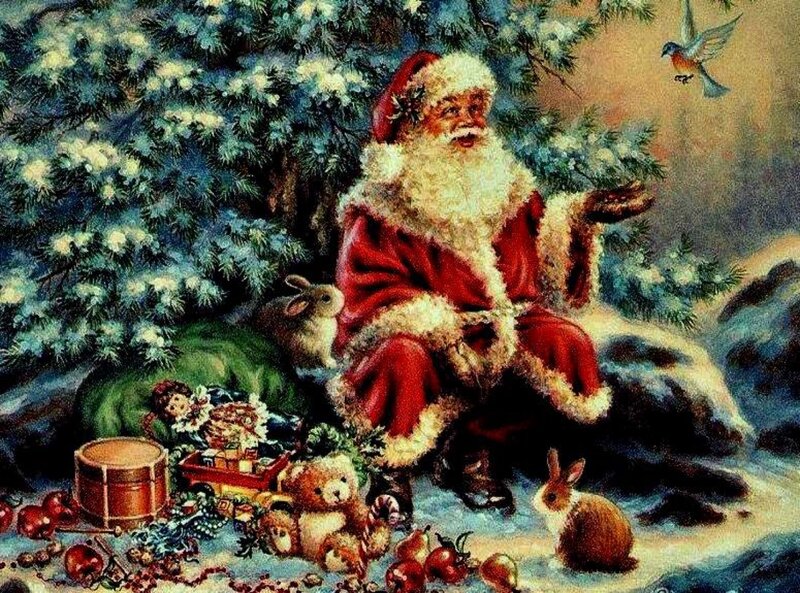 Santa Claus with Toys