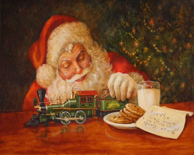 Santa Claus with Train