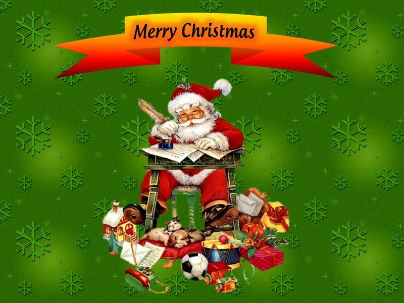 Santa Claus Writing