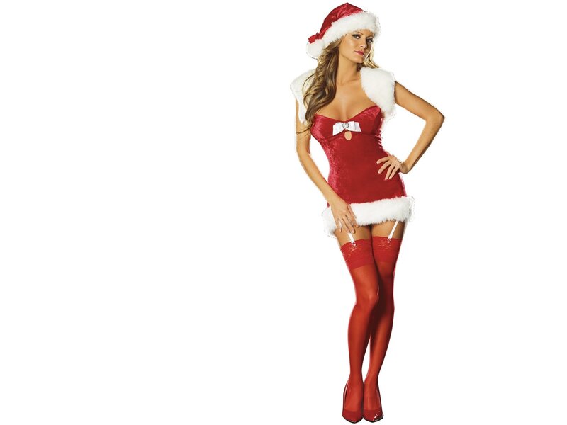 Santa costume woman
