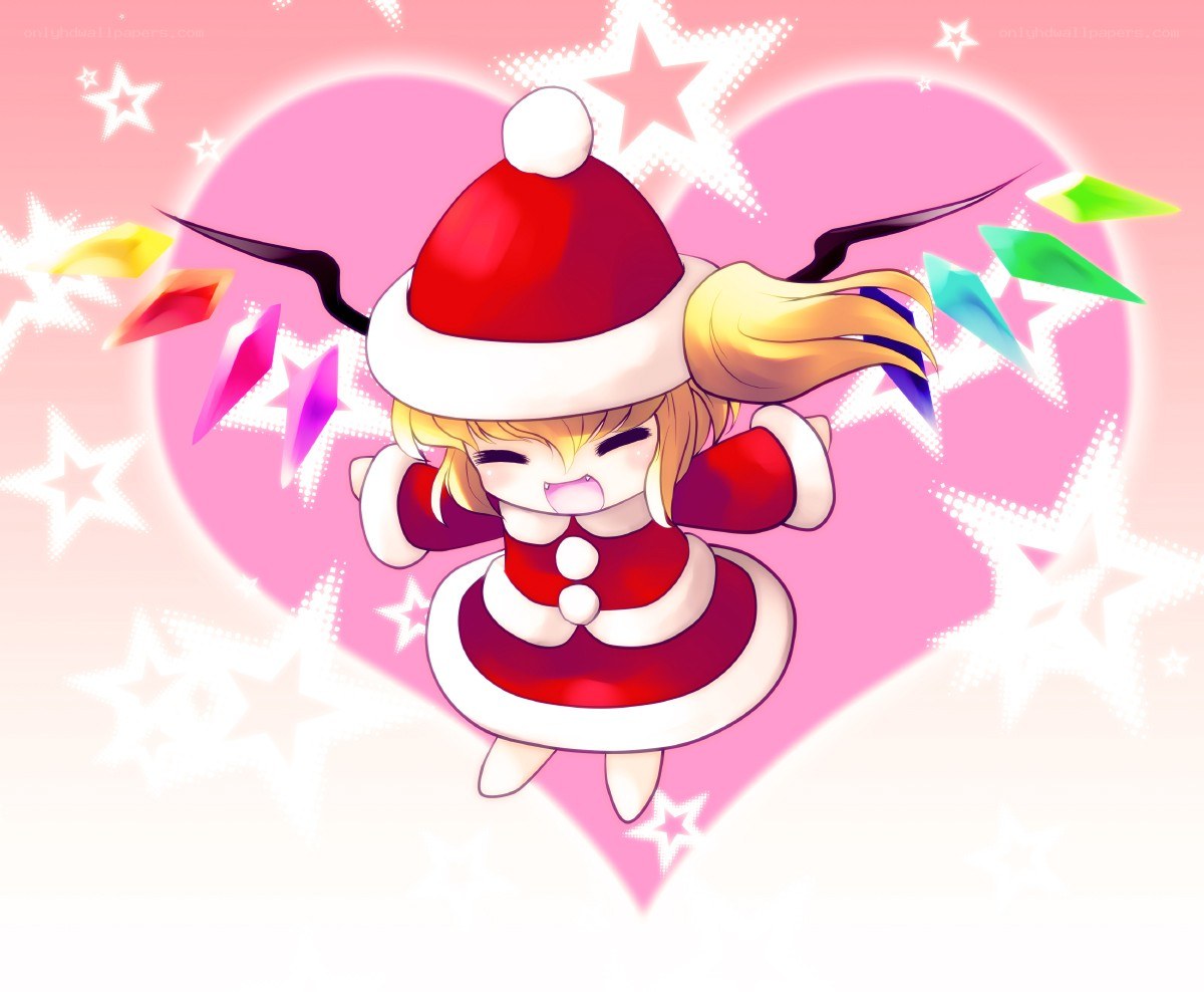 Santa girl with stars