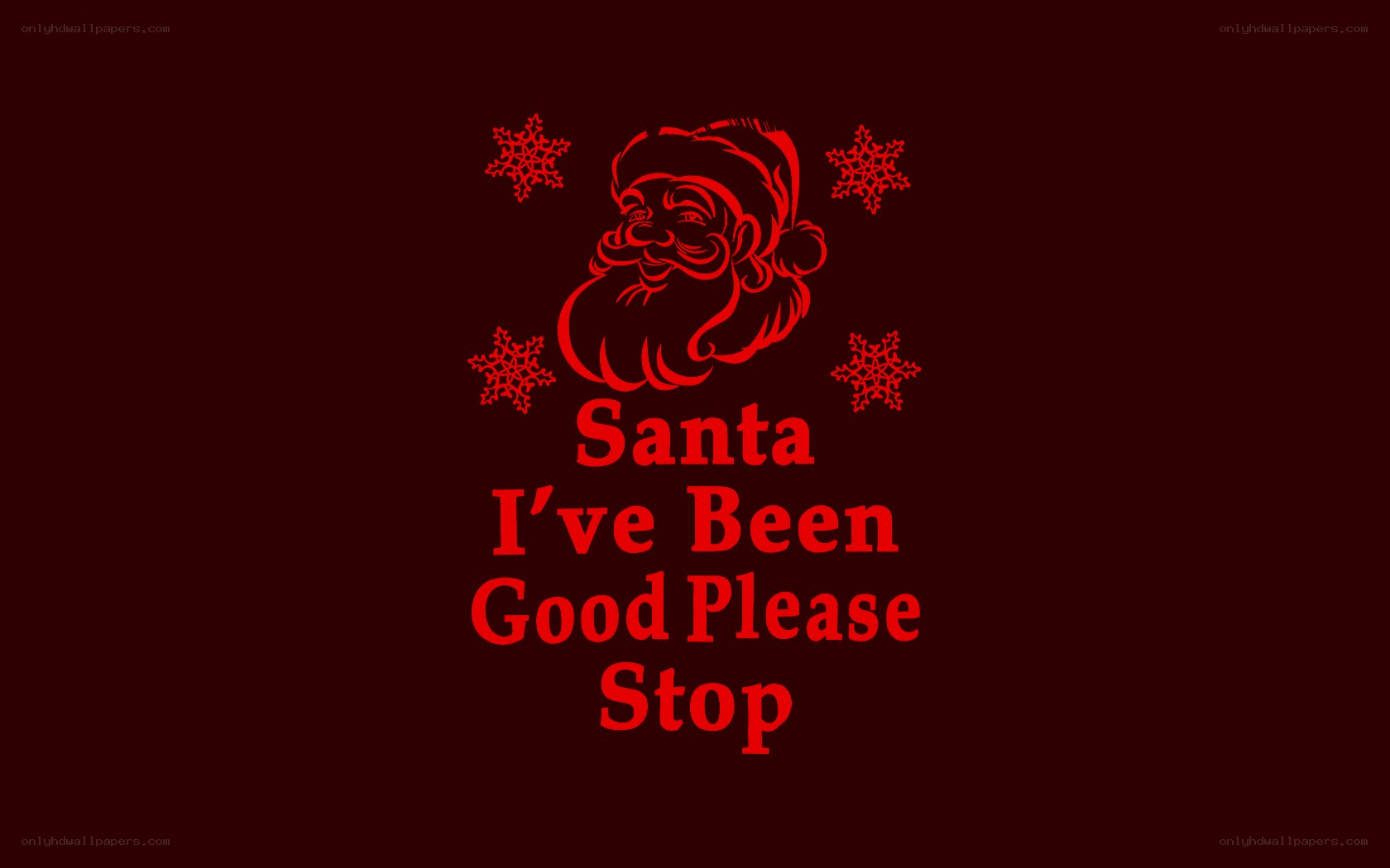 Santa good behavior message