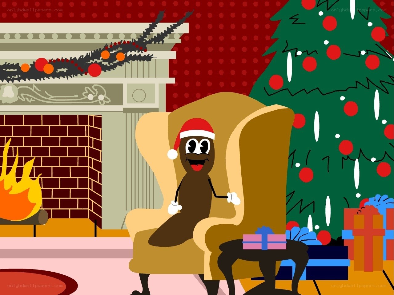 Santa hat on a character