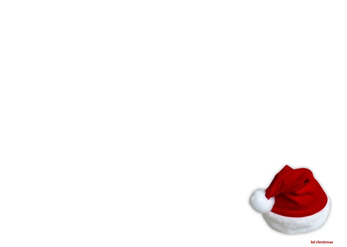 santa hat on white background