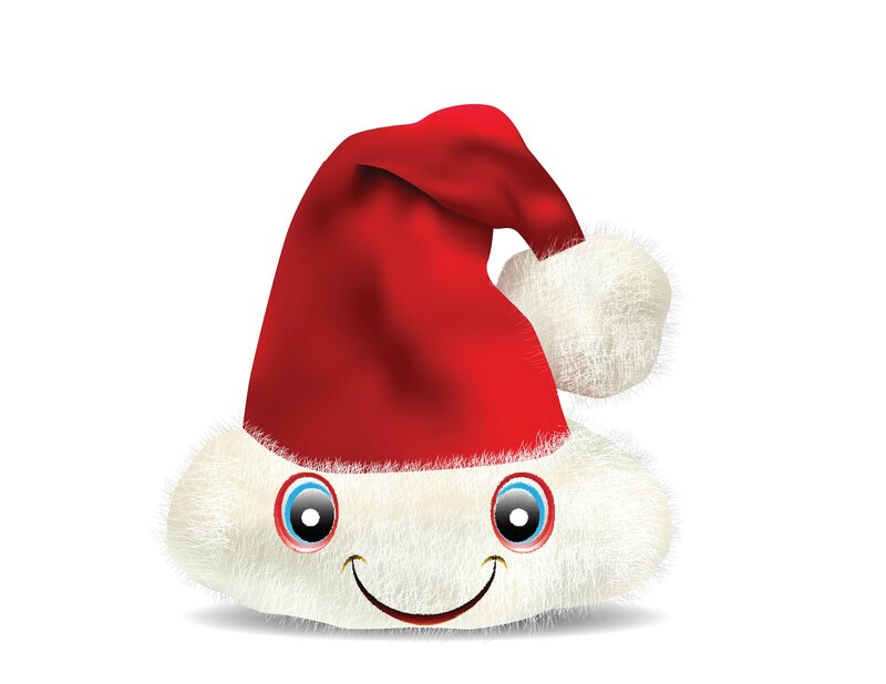 Santa Hat with Face