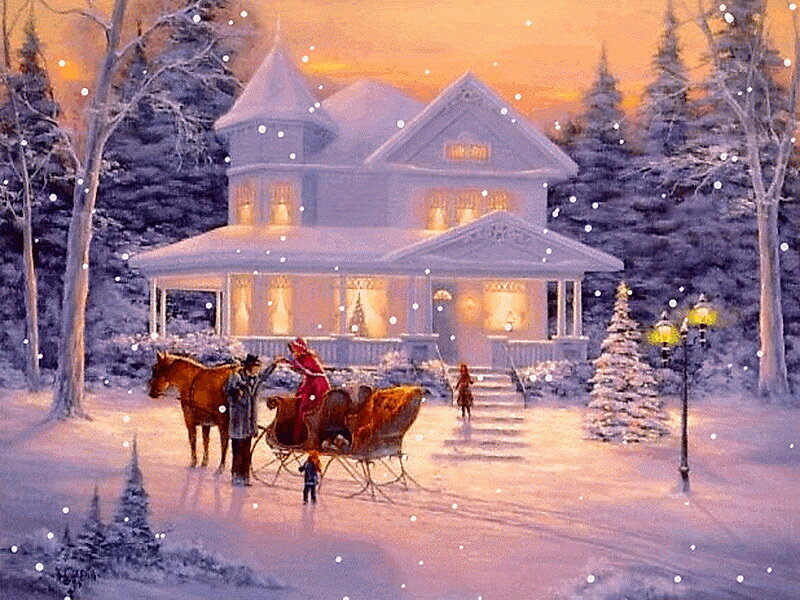 Santa in Sleigh