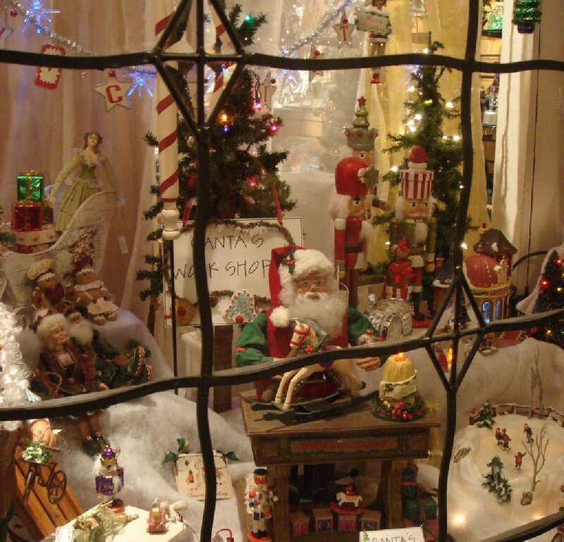 Santa in Workshop Display