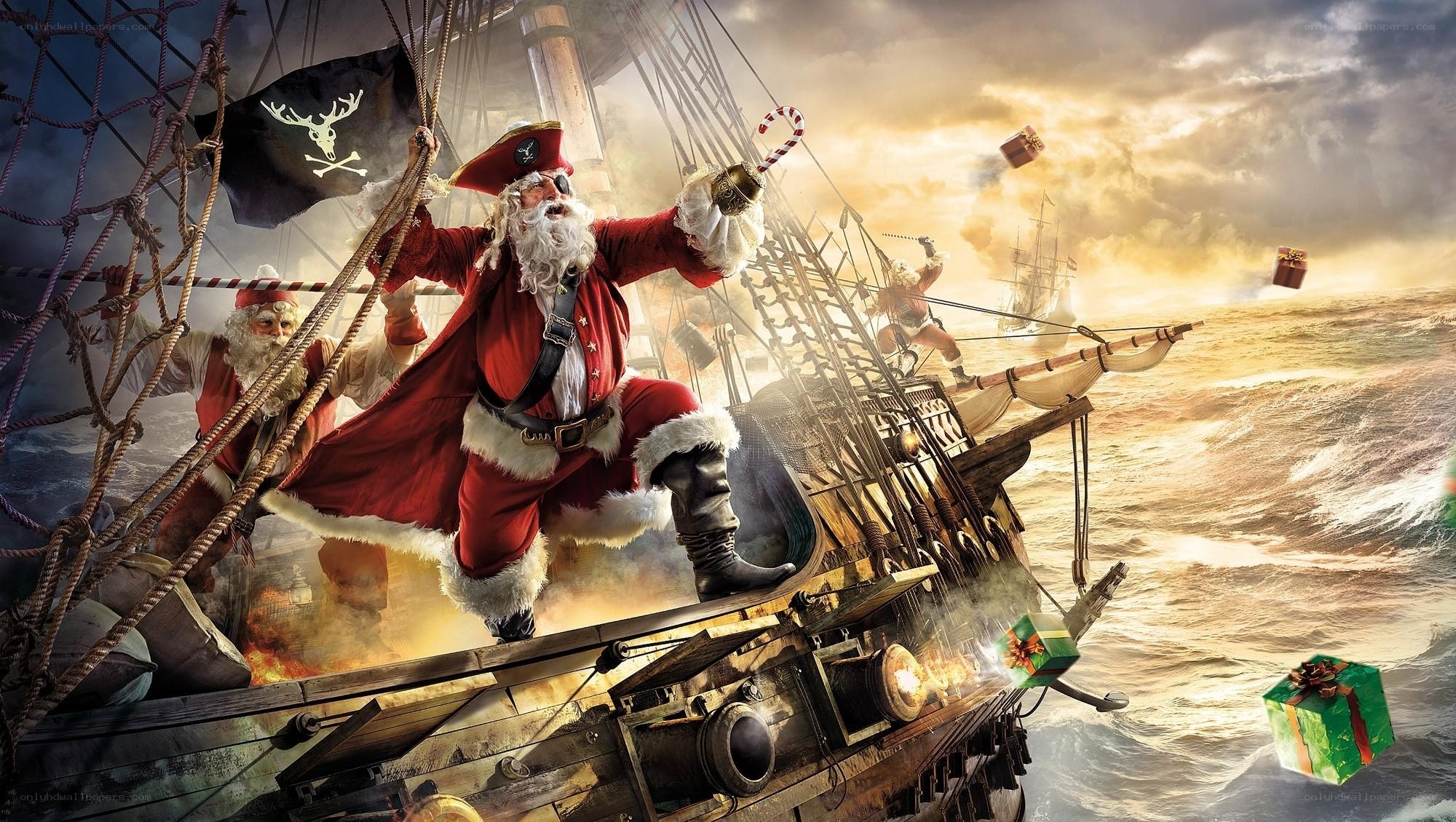 Santa pirate adventure
