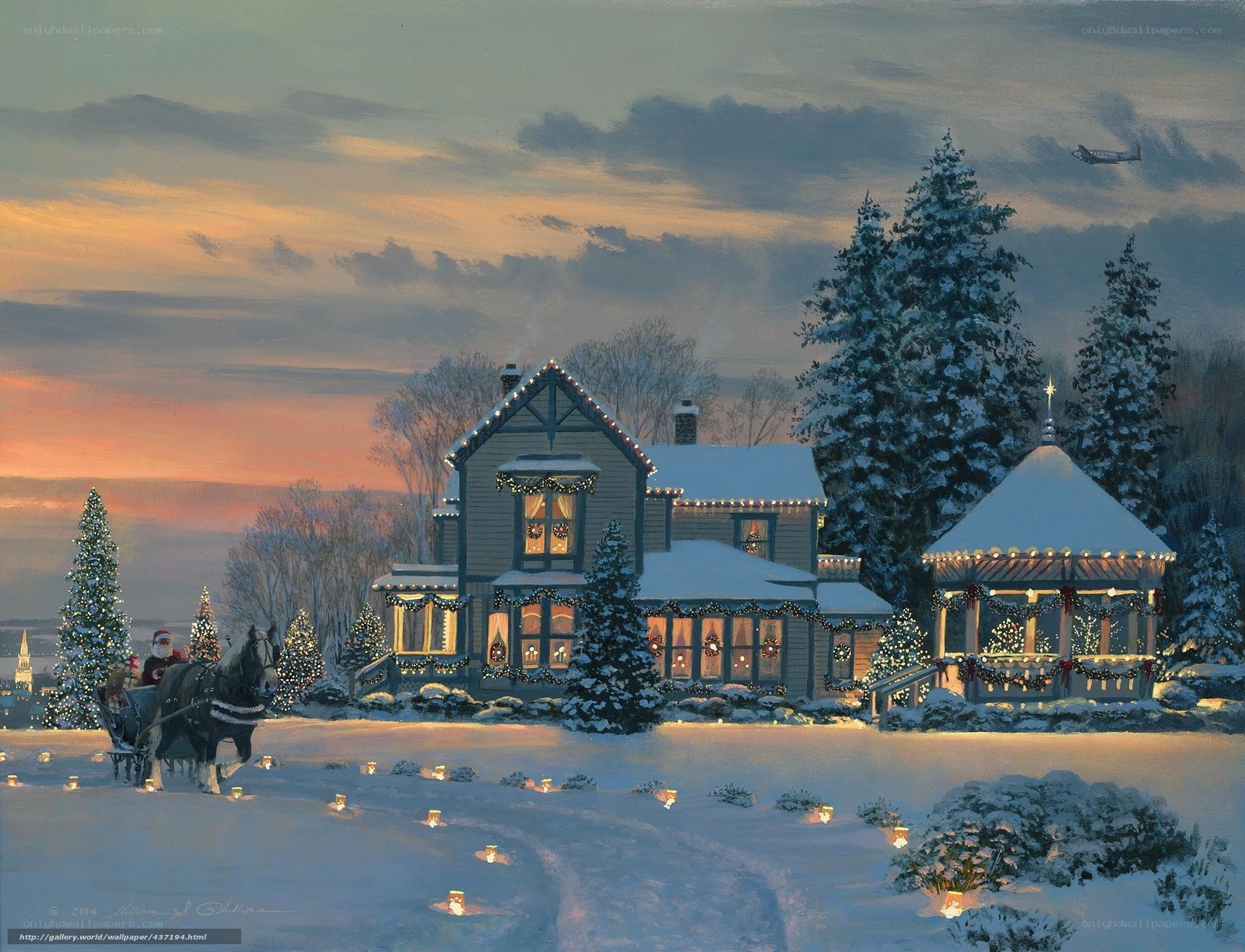 Santa's Christmas Eve Arrival