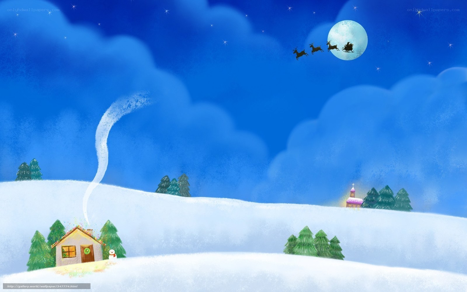Santa's Christmas Eve flight