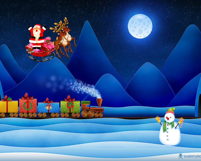 Santa's Christmas journey