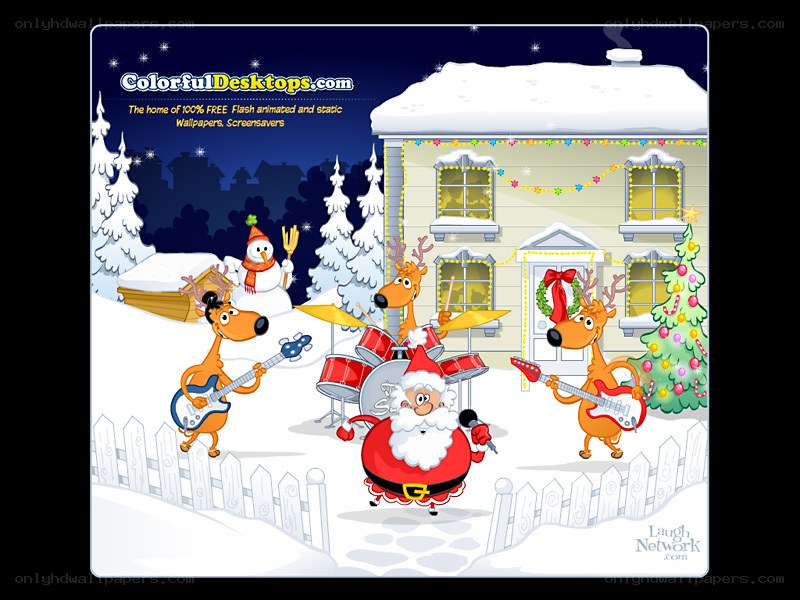 Santa's Rock Band
