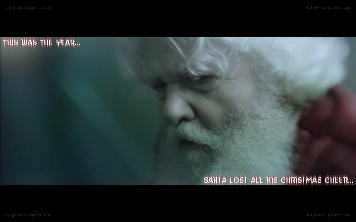 Santa's sad moment