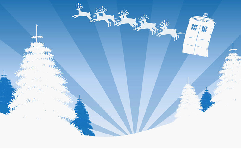 Santa's TARDIS sleigh ride