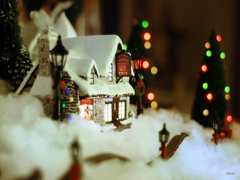 Santa's workshop display
