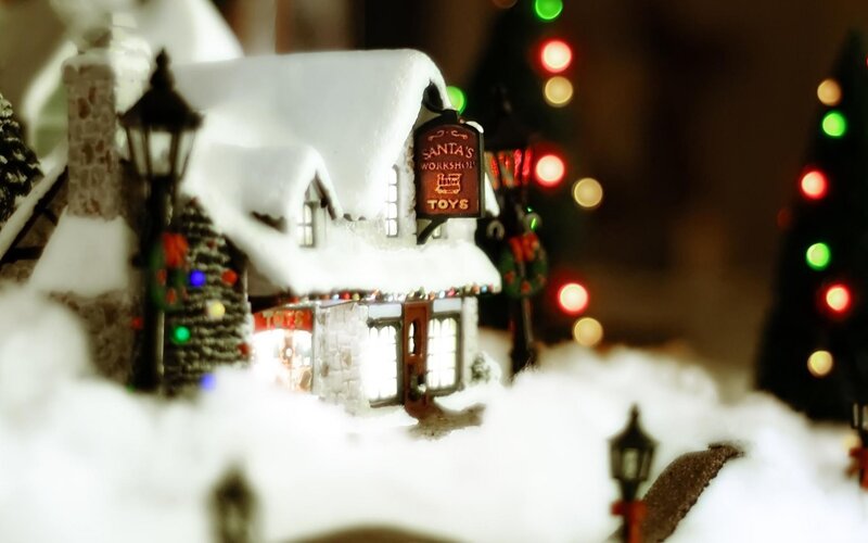 Santa's workshop model