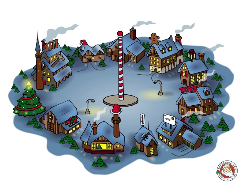 Santa's Workshop Village