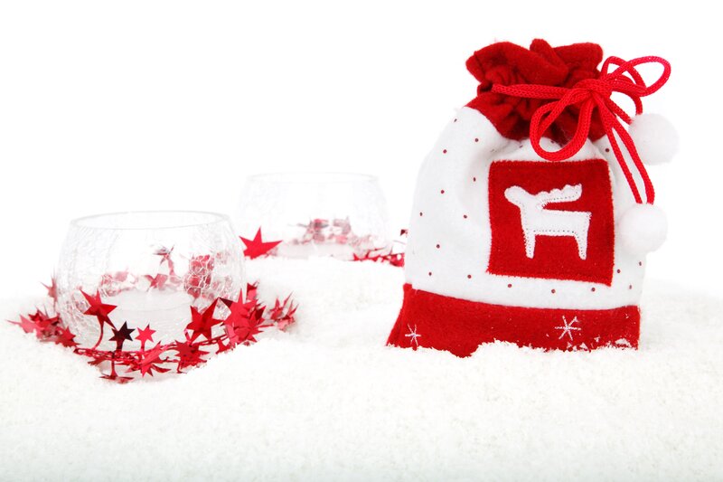 Santa Sack in Snow