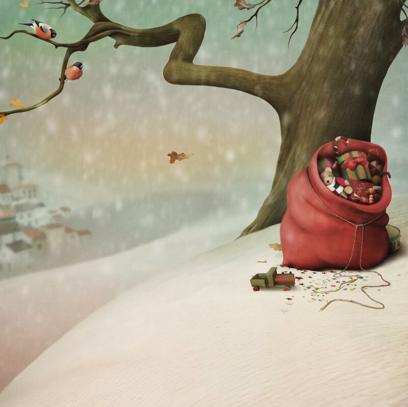 Santa Sack under Tree