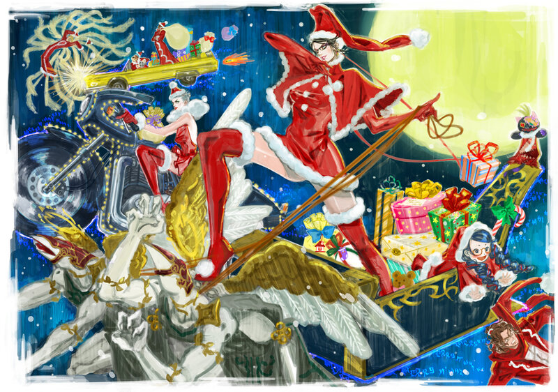 Santa-themed anime holiday chaos