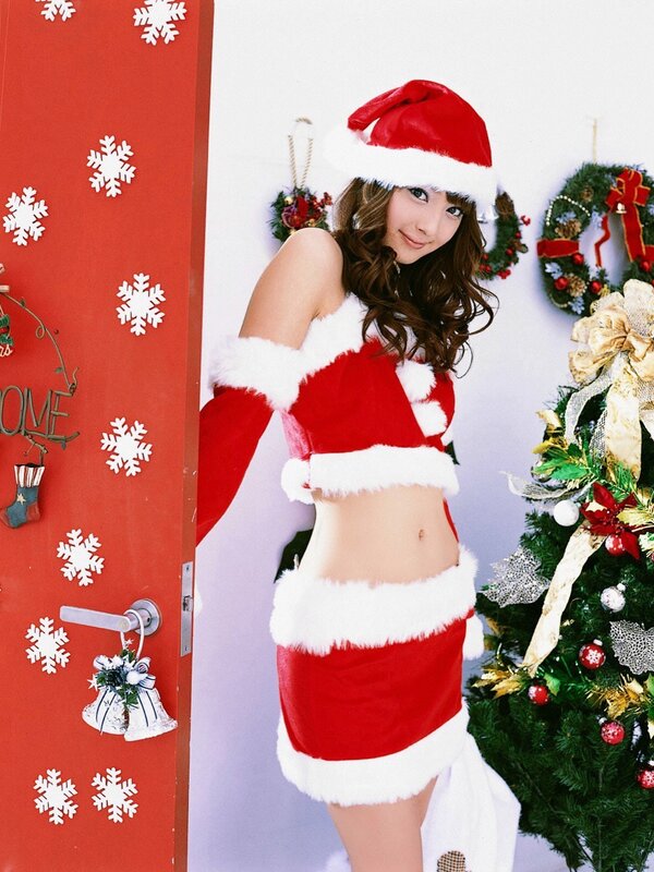 Santa-themed photo shoot