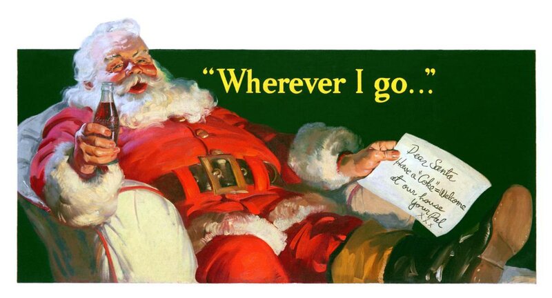 Santa with a Coke