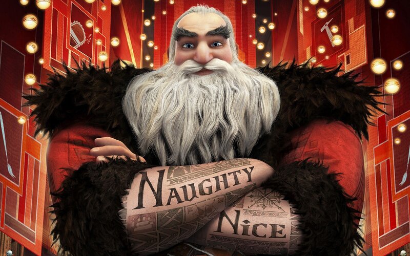 Santa with tattoos