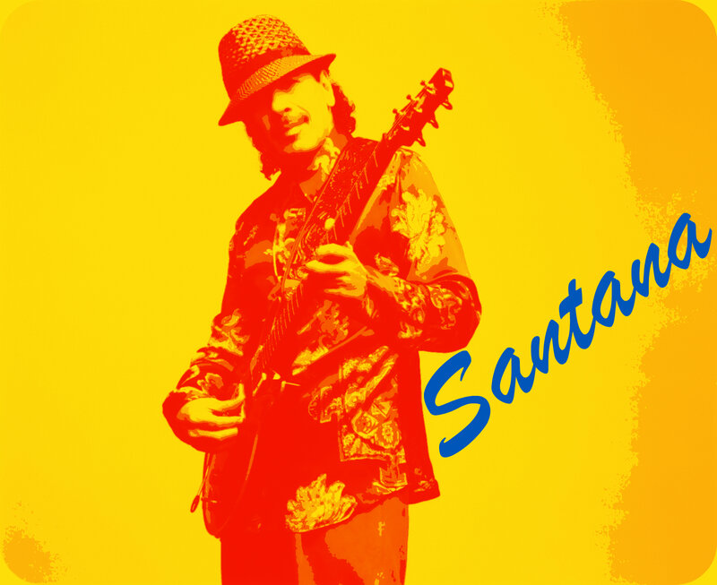 Santana musician portrait