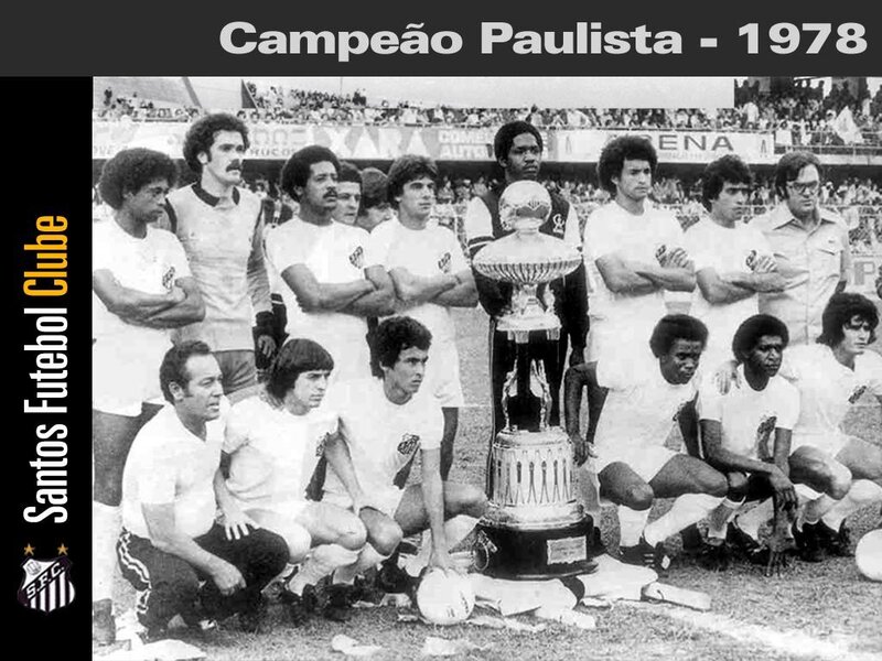 Santos FC Football Team — Black, Celebratory
