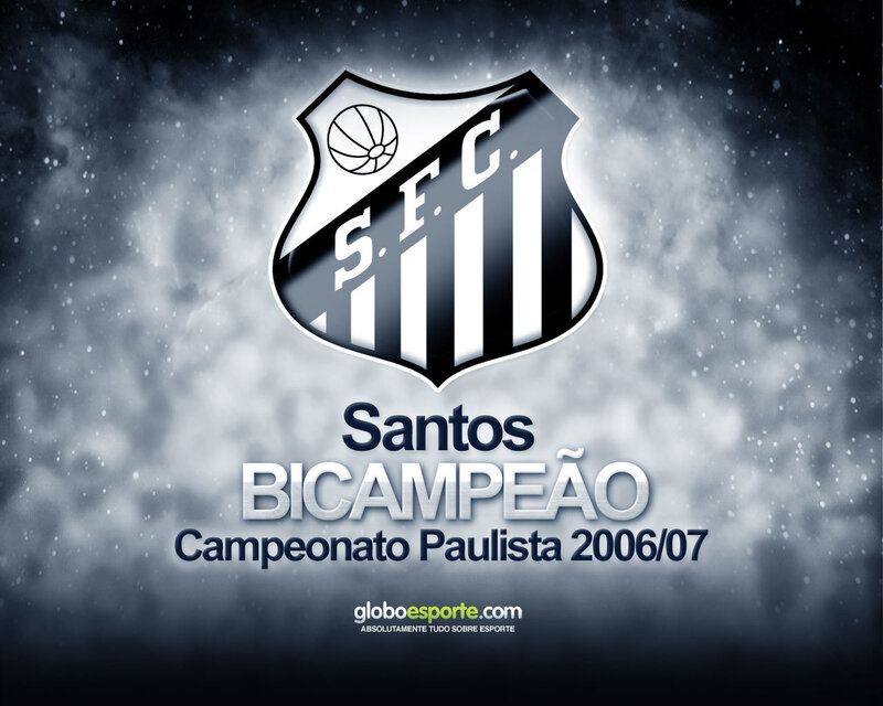 Santos FC Logo — Black
