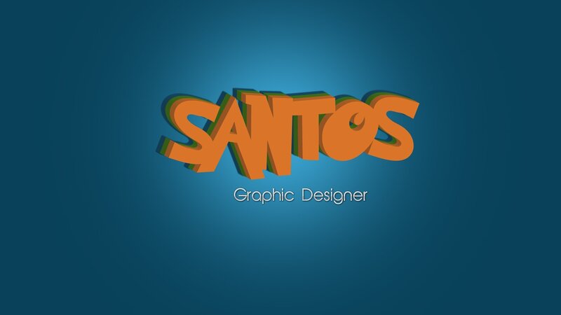 Santos graphic designer logo