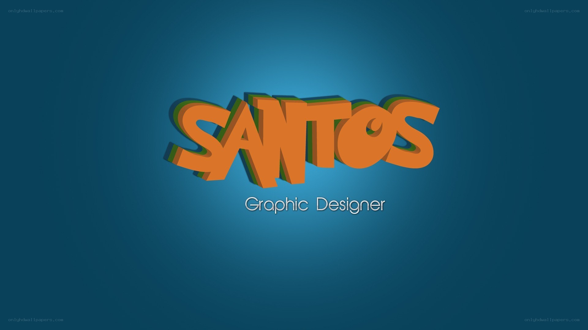Santos graphic designer logo