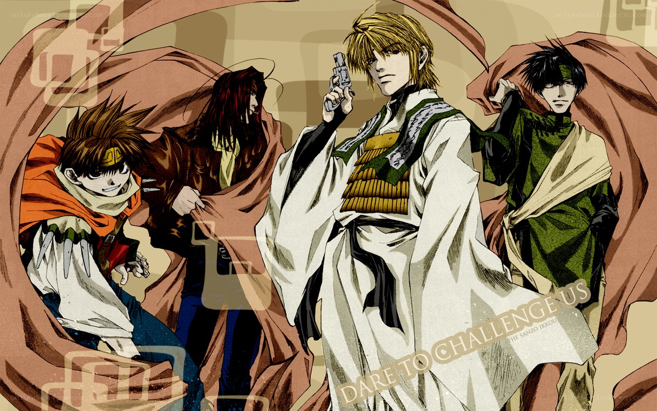 Sanzo Ikkou characters in action