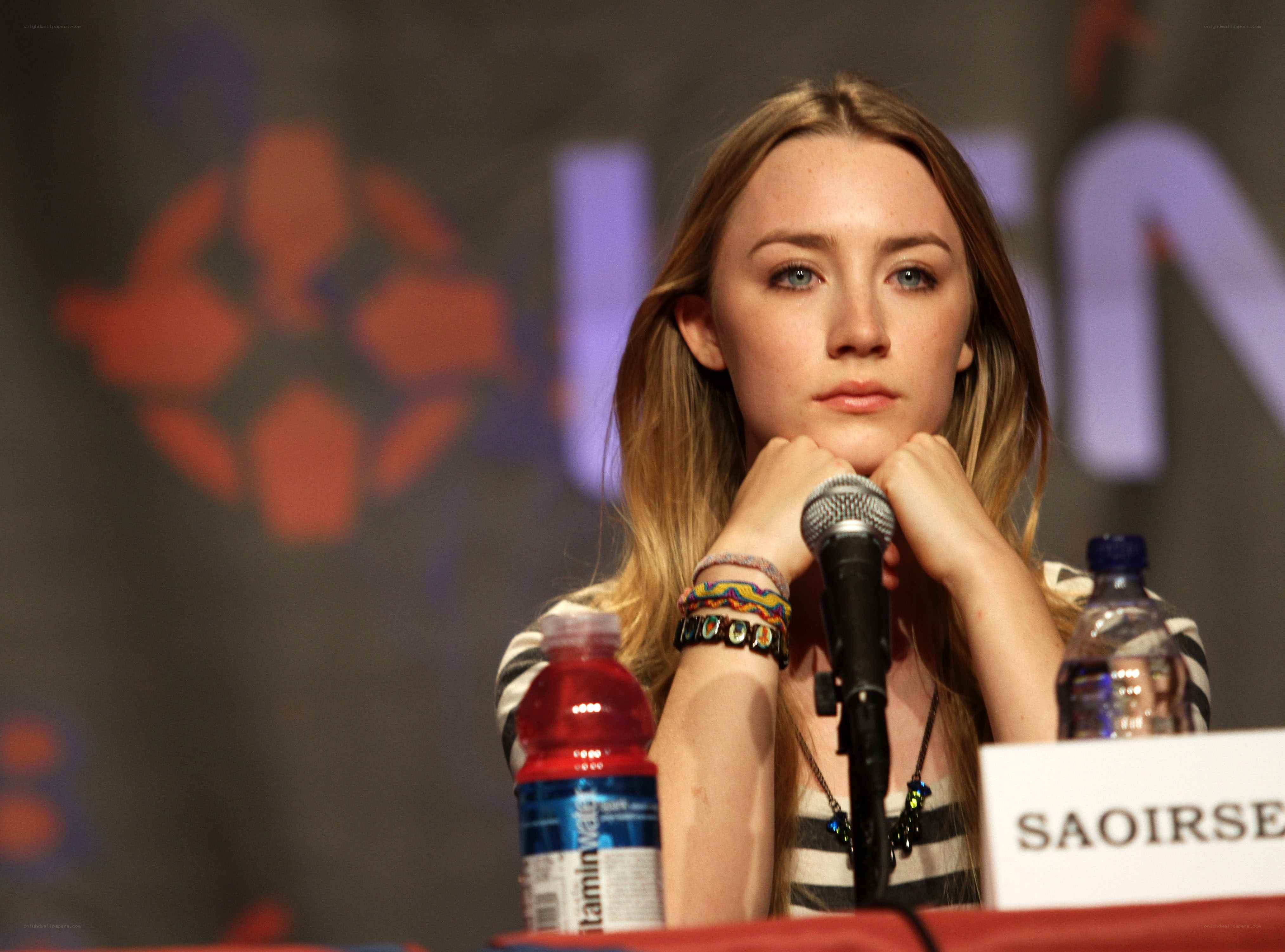 Saoirse Ronan at a panel