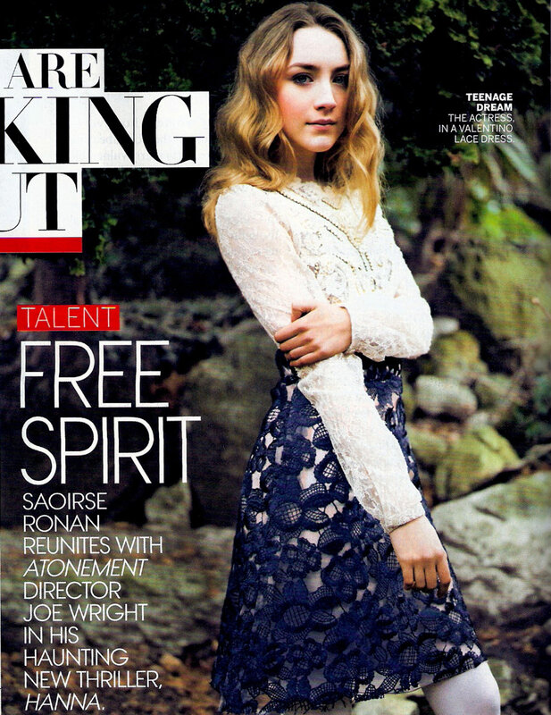 Saoirse Ronan on magazine cover