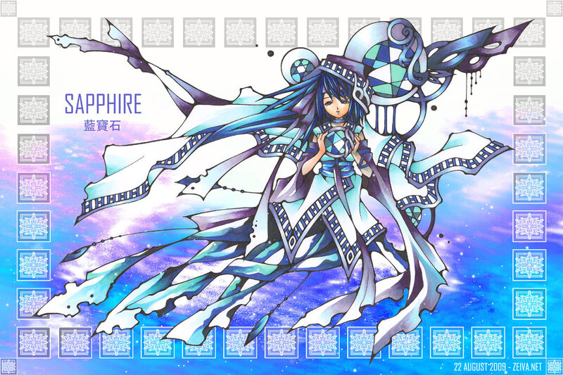 Sapphire character art