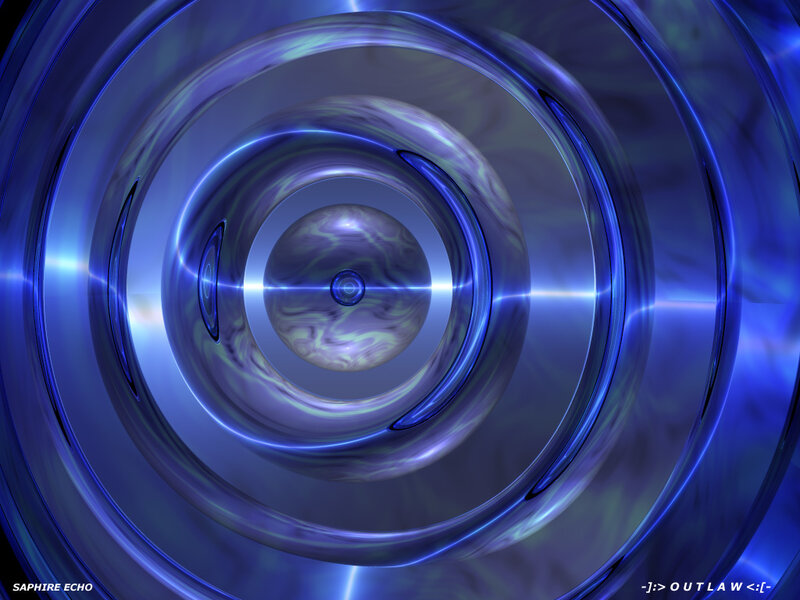 Sapphire Echo abstract artwork