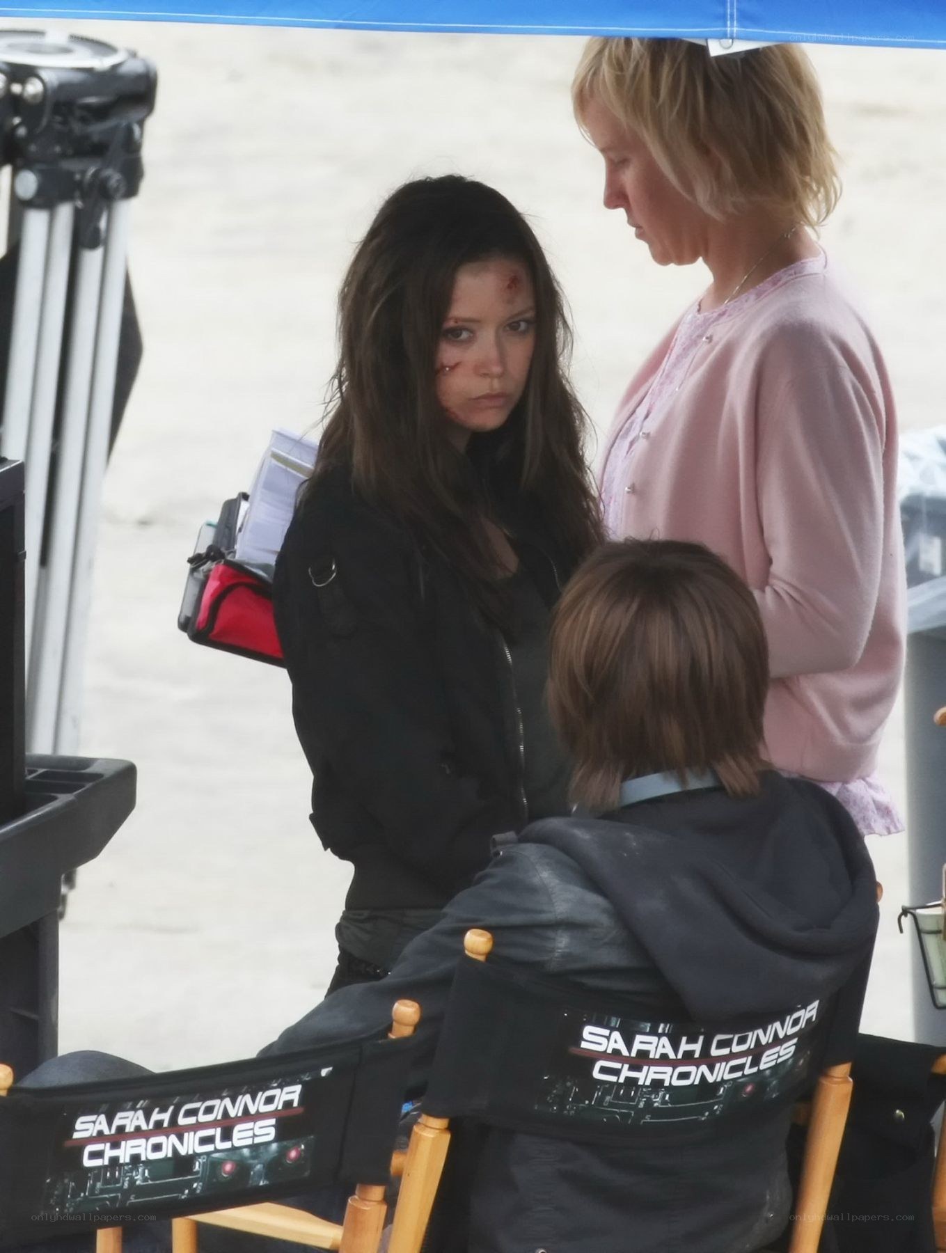 Sarah Connor Chronicles set photo