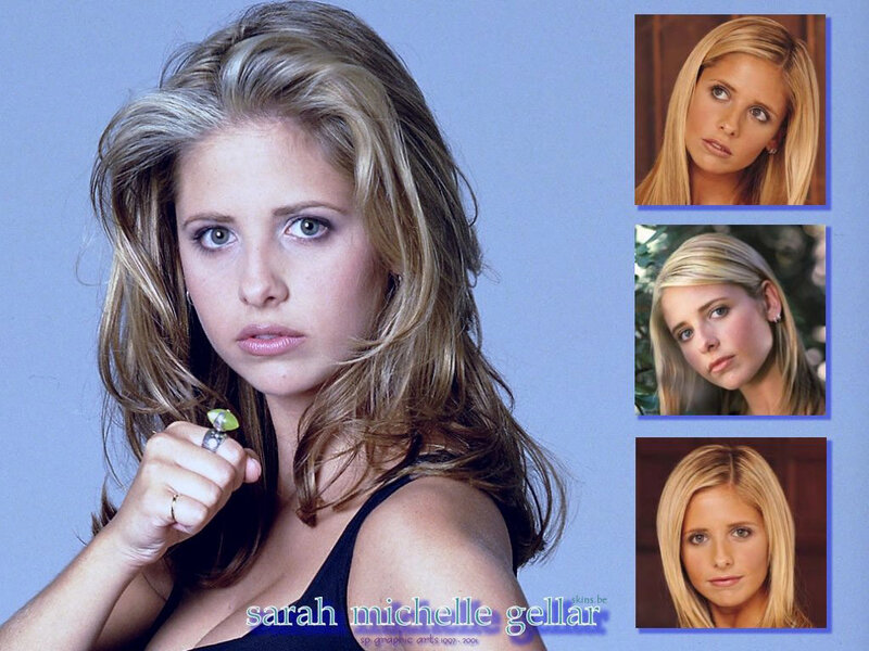 Sarah Michelle Gellar portrait collage