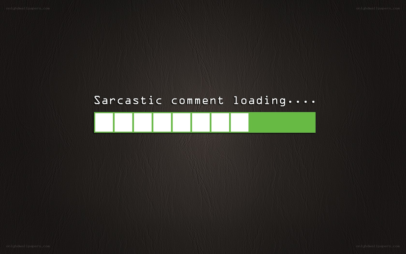Sarcastic comment loading
