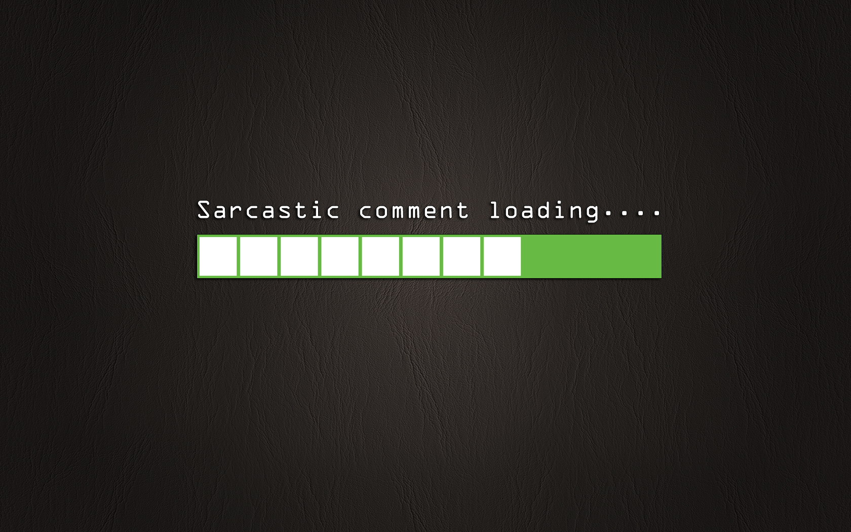 Sarcastic comment loading